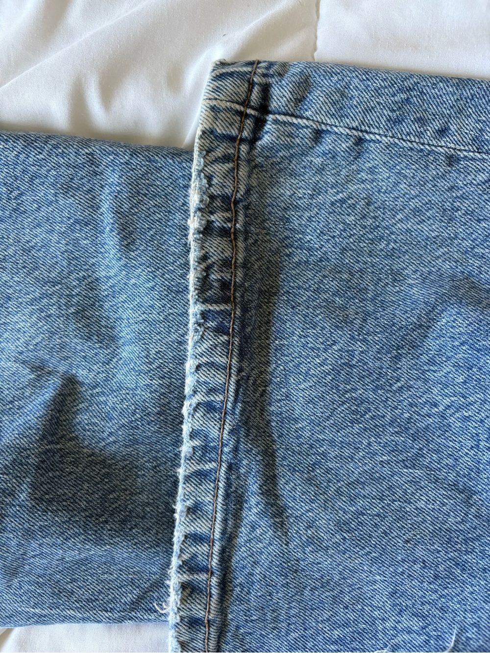 Garage Light Blue Distressed Flare Jeans - Picture 6 of 6
